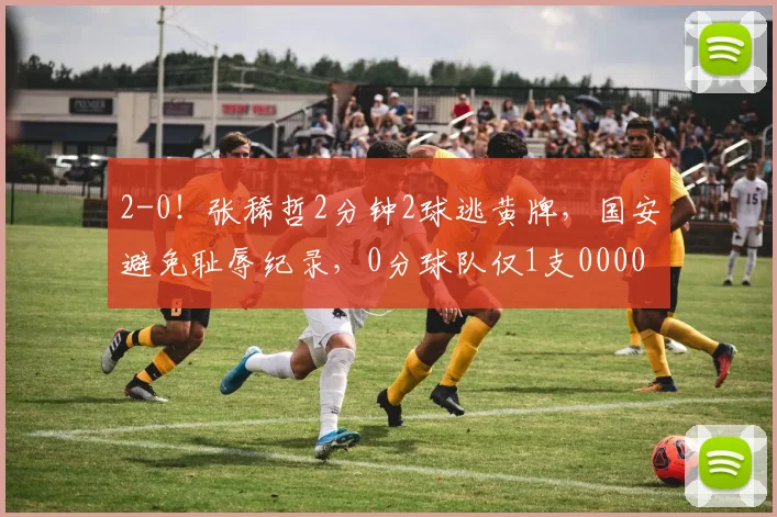 2-0！张稀哲2分钟2球逃黄牌，国安避免耻辱纪录，0分球队仅1支0000644